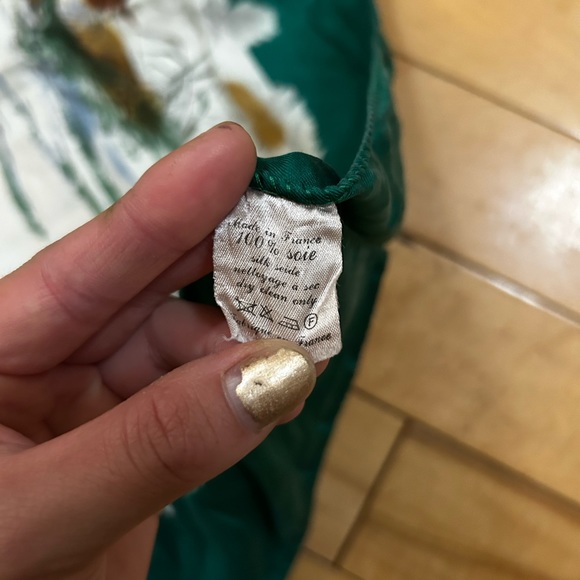 Bird vintage scarf - Picture 4 of 7